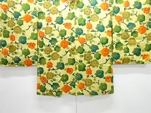 未使用品　枝花模様羽織